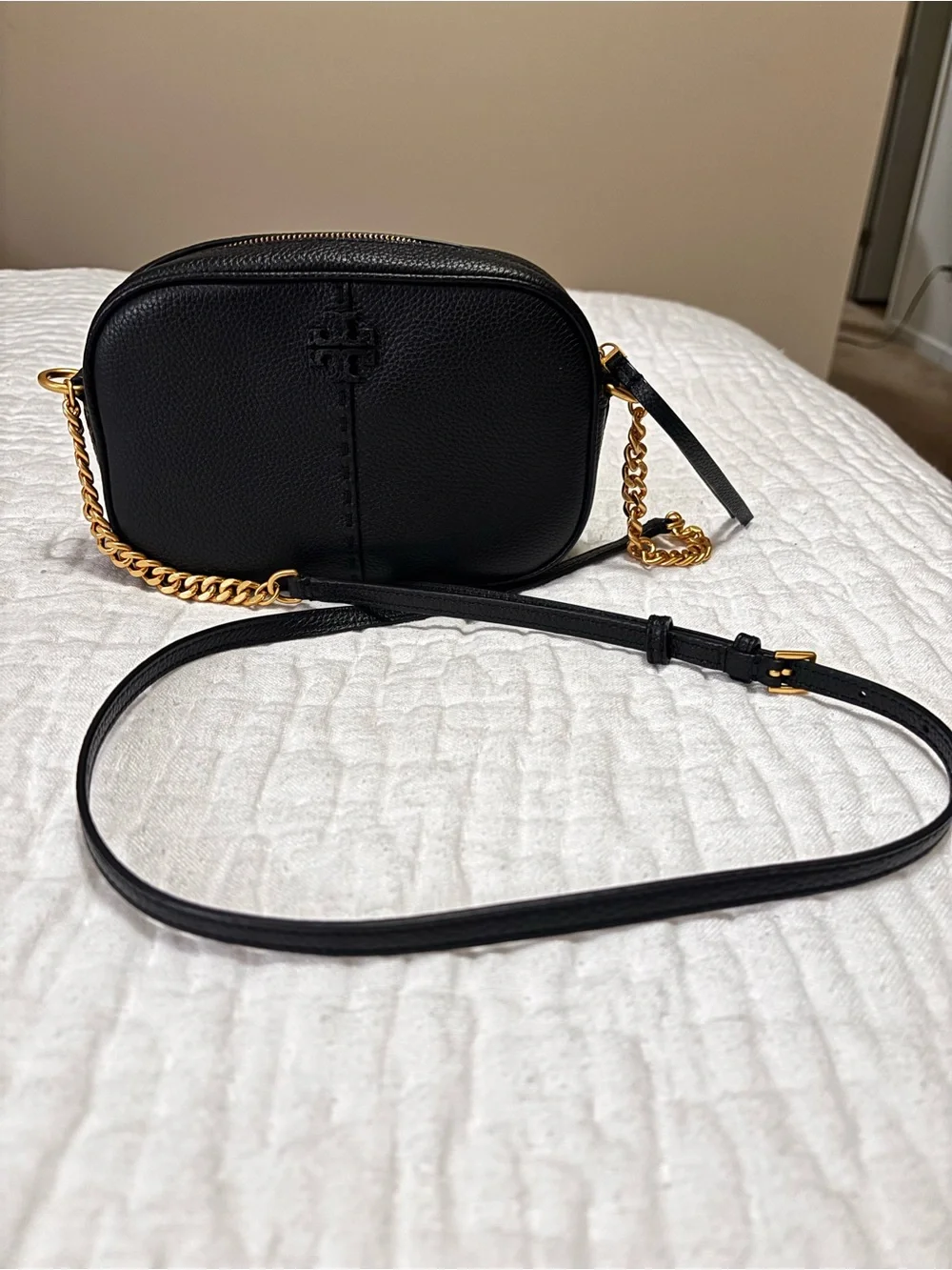 Tory Burch McGraw Leather Camera Bag